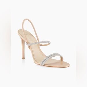 Schutz | Whiteley Nappa Leather Sandal — Nude